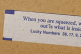 Fortune Cookie letterpress postcard collection