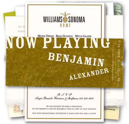 Benjamin birth announcement sample
